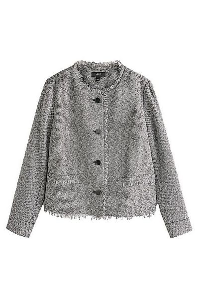 Next Bouclèjacke Kragenlose Bouclé-Jacke (1-St) günstig online kaufen