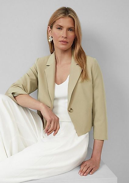 s.Oliver Jackenblazer Indoor-Blazer Kurzer Blazer mit 3/4-Ärmeln günstig online kaufen