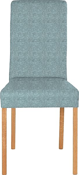 Home affaire 4-Fußstuhl "Bologna", (Set), 6 St., Strukturstoff, Gestell aus günstig online kaufen