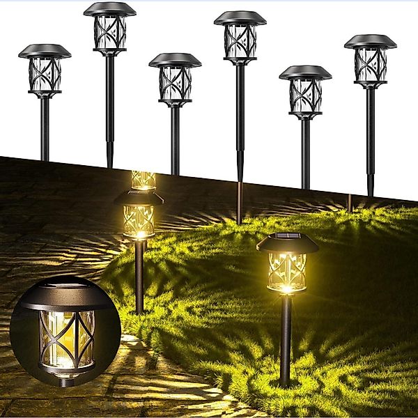 Elegear LED Solarleuchte 6/8 Stück Gartenleuchten günstig online kaufen