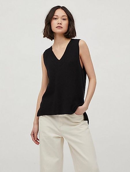 Vila Longpullover VIRIL KNIT RIB V-NECK S/L VEST - NOOS günstig online kaufen