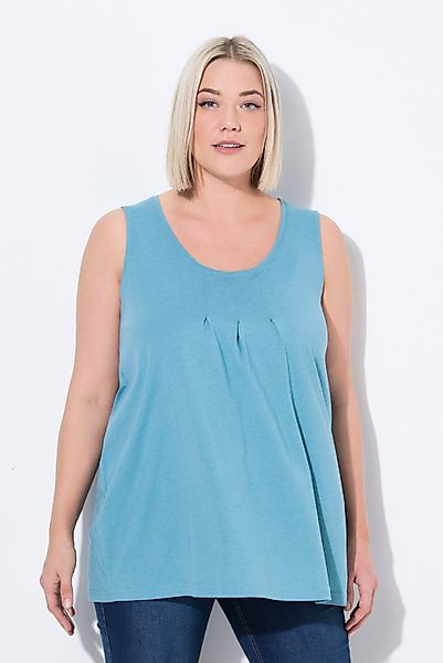 Ulla Popken T-Shirt Top Zierfalten A-Linie günstig online kaufen