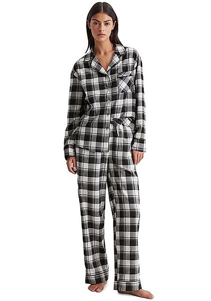 Marc OPolo Pyjamahose "Homey Flanne", mit Bindeband und Eingriffstaschen günstig online kaufen