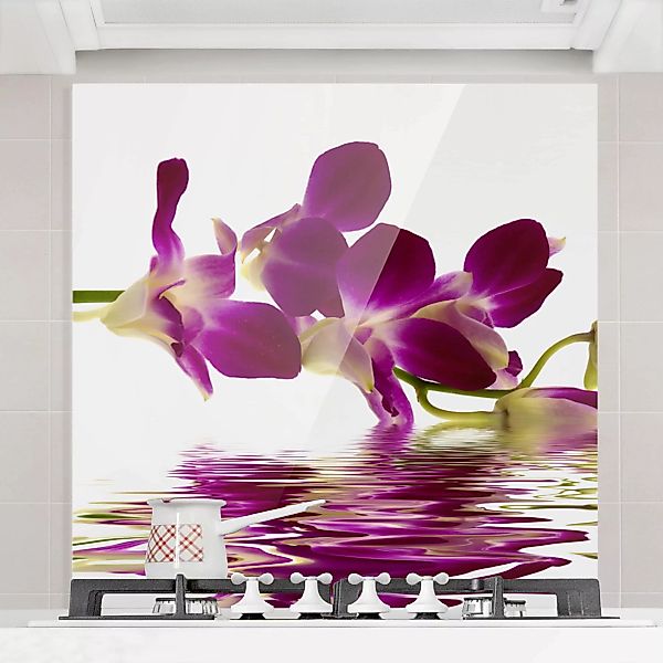 Spritzschutz Pink Orchid Waters günstig online kaufen