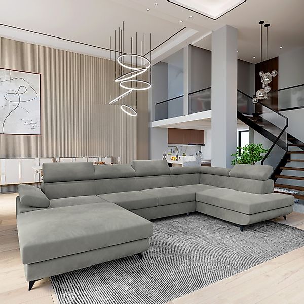 Masseno Ecksofa RUBANO mit Schlaffunktion U-Form, günstig online kaufen