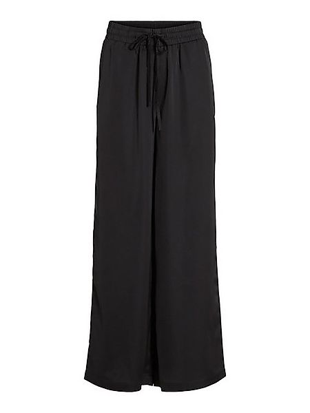 Vila Stoffhose Stoff mit Verstellbarem Bund Palazzo Style VIELLETTE HW WIDE günstig online kaufen