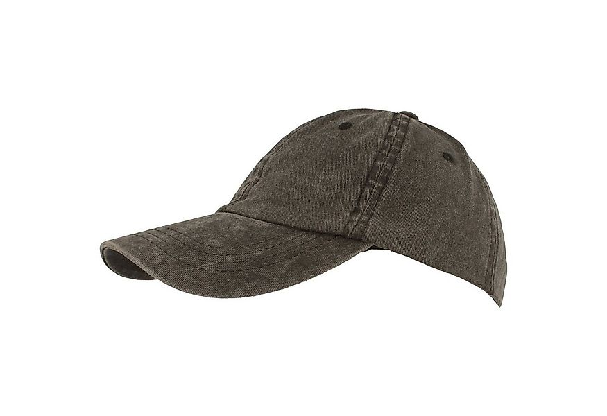 Breiter Baseball Cap Jeans-Stoff-Cap aus 100% Baumwolle günstig online kaufen