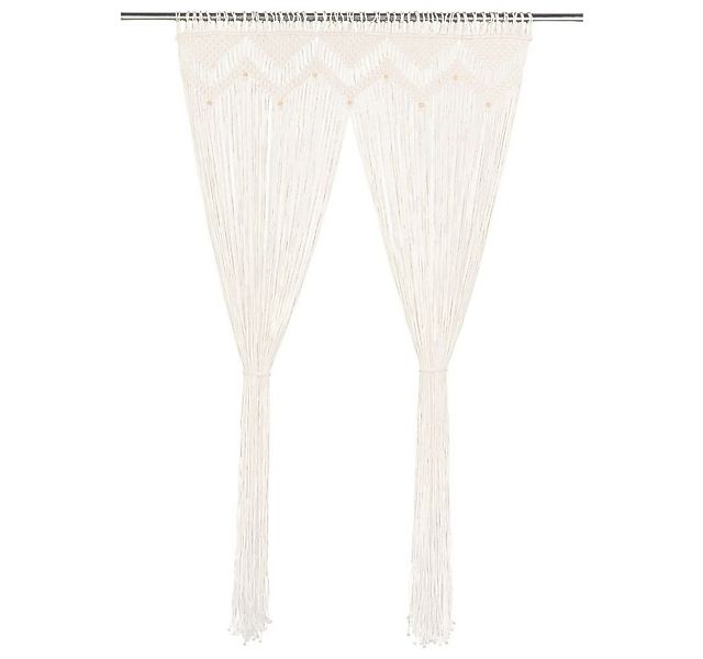 furnicato Vorhang Makramee 140x240 cm Baumwolle günstig online kaufen