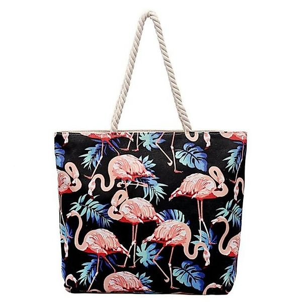 WS-Trend XL-Strandtasche XXL Flamingo Badetasche, mit günstig online kaufen
