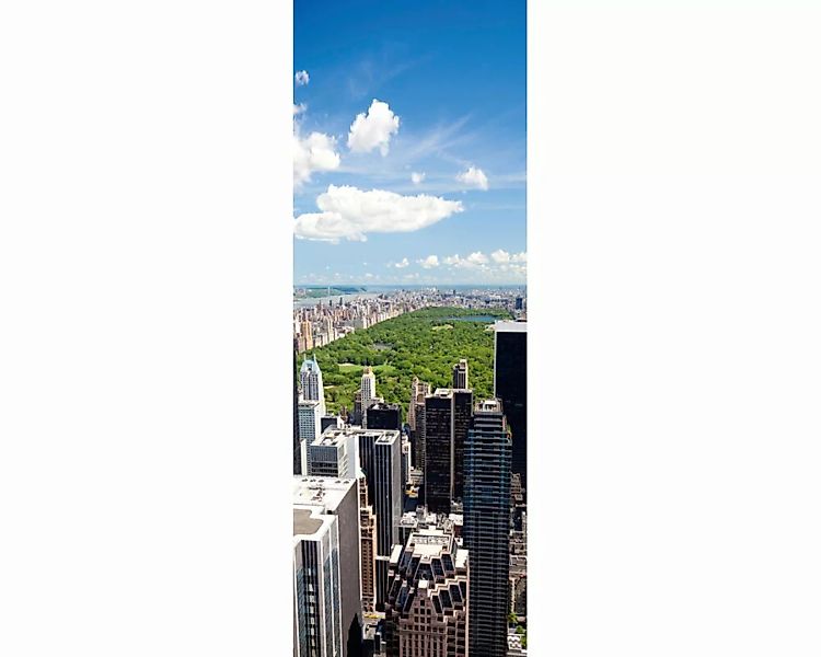 Dekopanel "Central Park" 1,00x2,80 m / Glattvlies Perlmutt günstig online kaufen