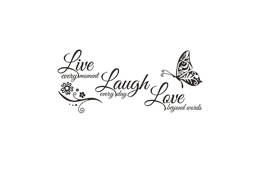 Coonoor Wandtattoo Schmetterlinge Wandaufkleber, für Wohnzimmer Schlafzimme günstig online kaufen