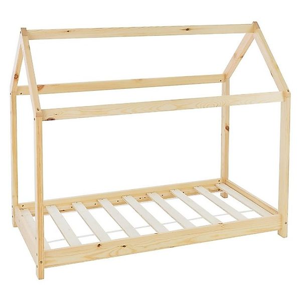 ML-DESIGN Spielbett Hausbett Spielbett inkl. Lattenrost kreativ Bodenbett f günstig online kaufen
