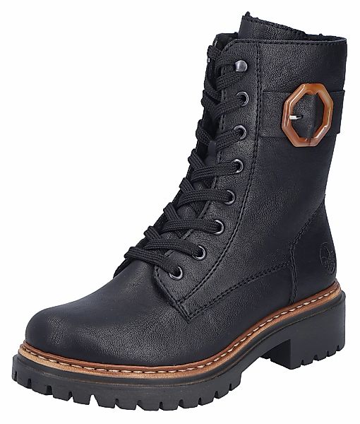 Rieker Winterstiefelette Schnürboots, Schnürstiefelette, Profilsohle, mit I günstig online kaufen
