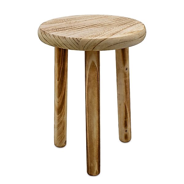 Spetebo Blumenhocker aus Holz geflammt mit günstig online kaufen