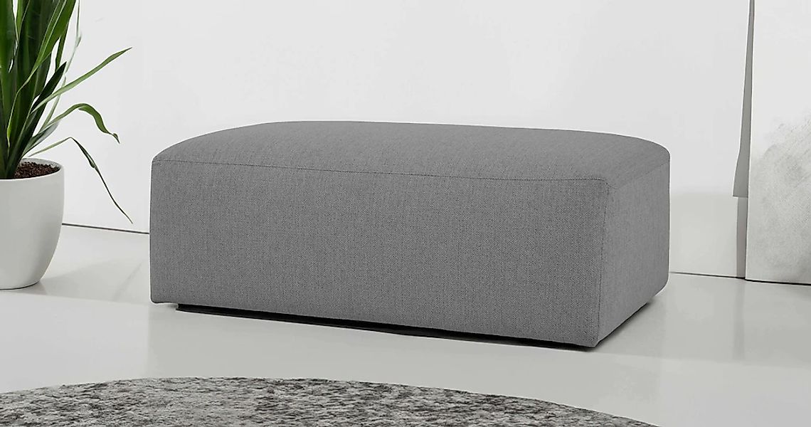 INOSIGN Polsterhocker "Koa", Wellenunterfederung, weicher Lounge-Sitzkomfor günstig online kaufen