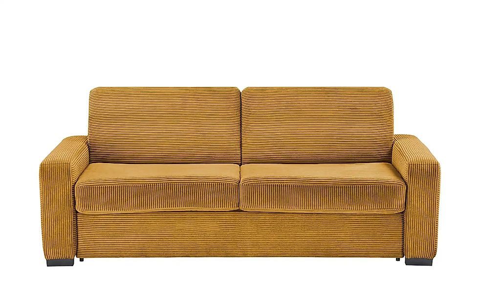 switch Schlafsofa aus Cord Vanila ¦ gelb ¦ Maße (cm): B: 220 H: 87 T: 98 Po günstig online kaufen