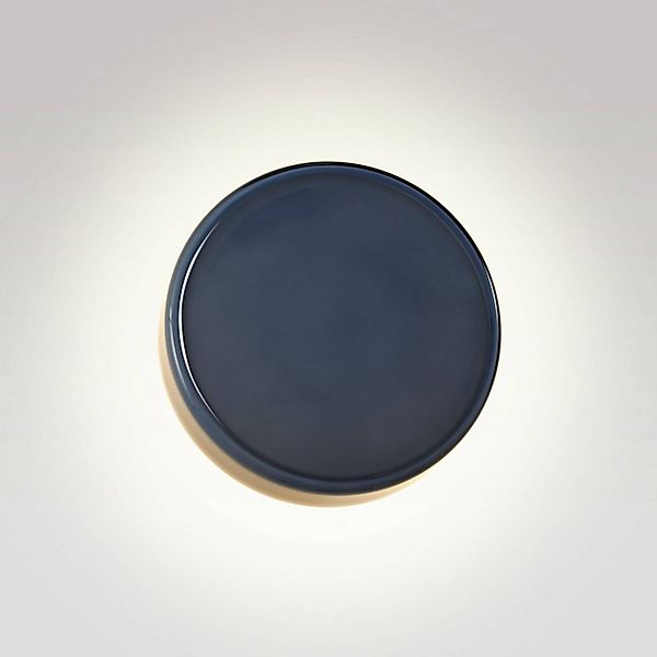 MARSET LED-Wandlampe Caramel, blau, Ø 28 cm, TRIAC, Glas günstig online kaufen