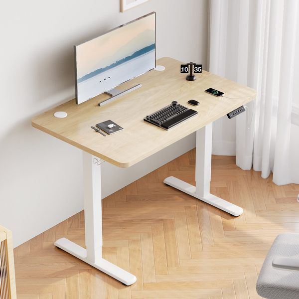 Furnicopia Schreibtisch Höhenverstellbarer mit USB-Ladefunktion und günstig online kaufen