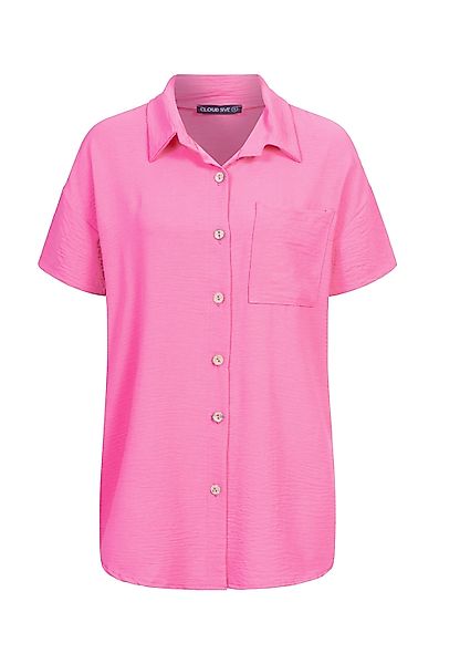 CLOUD 5IVE Kurzarmshirt "CLOUD 5IVE Musselin Kurzarm Hemd mit Knopfleiste u günstig online kaufen