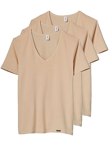 CiTO Unterziehshirt 3er Pack Herren T-Shirt V-Ausschnitt cotton flex (Packu günstig online kaufen