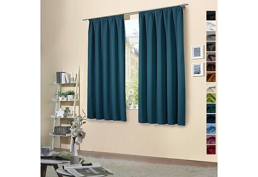 heimtexland Verdunkelungsvorhang Verdunklungsgardinen Thermo Vorhänge blick günstig online kaufen