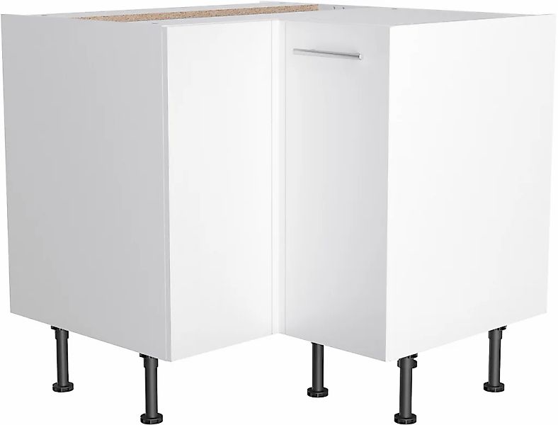 KOCHSTATION Eckunterschrank "KS-Bern2" Breite 90 x 90 cm, 1 Tür, 1 Einlegeb günstig online kaufen