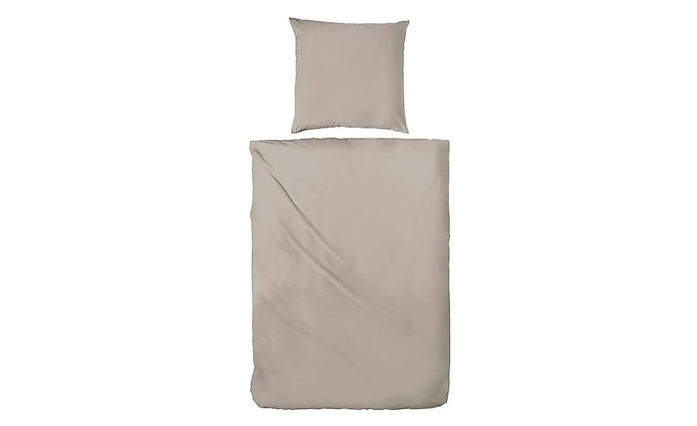 Flanell Bettwäsche-Set   ¦ beige ¦ Maße (cm): B: 135 H: 1 Bettwaren > Bettw günstig online kaufen