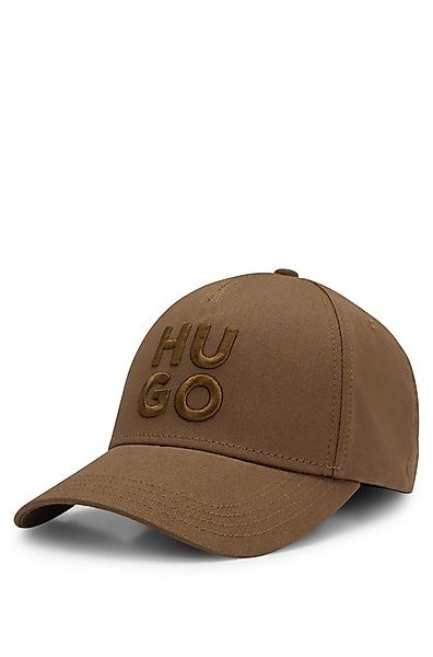 HUGO Fitted Cap Jude-Stacked mit 3D Logostickerei, verstellbarer Verschluss günstig online kaufen