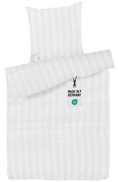 Carpe Sonno Bettwäsche Damast 135x200 155x220 Streifen Baumwolle elegante H günstig online kaufen