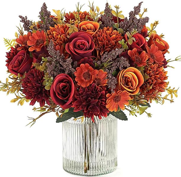 Kunstblumenstrauß Künstliche Blumen Kunstblumen Wie Echt Künstlich Blumenst günstig online kaufen