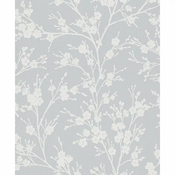 Marburg Vliestapete Ivy Nov Floral Grau-Weiß FSC® günstig online kaufen