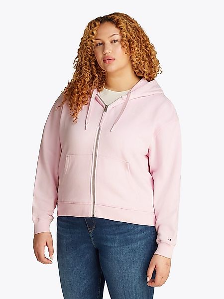 Tommy Hilfiger Curve Sweatjacke CRV REG SCRIPT ZIP HOODIE in Großen Größen, günstig online kaufen
