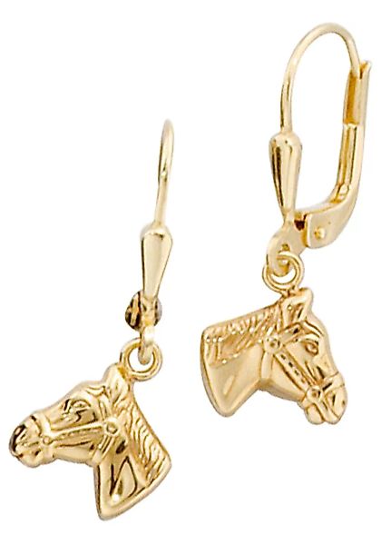 JOBO Paar Ohrhänger "Pferdeköpfe", 333 Gold günstig online kaufen