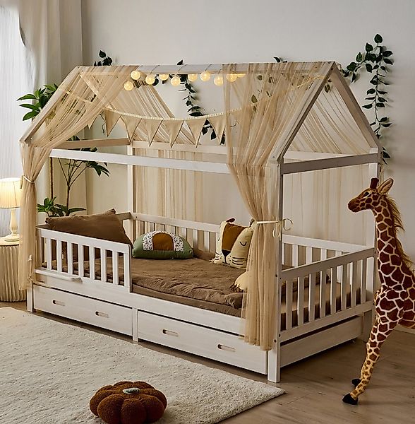 Alavya Home® Hausbett CLOUD aus Buche FSC® 100% zertifiziert KOMPLETT SET m günstig online kaufen