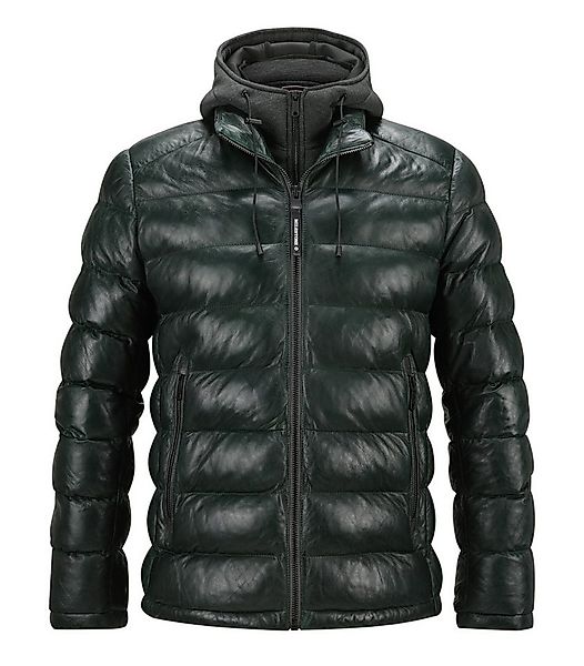 Milestone Lederjacke MSCallisto Stehkragen mit abnehmbarem Jersey-Kapuzenei günstig online kaufen
