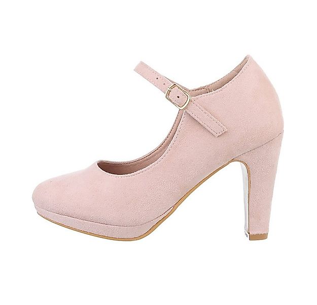 Ital-Design Damen Abendschuhe Elegant Schnürpumps Blockabsatz High Heel Pum günstig online kaufen