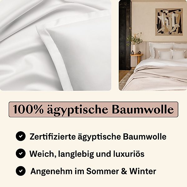 Amqua Kissenbezüge Mako Satin 2er Set günstig online kaufen