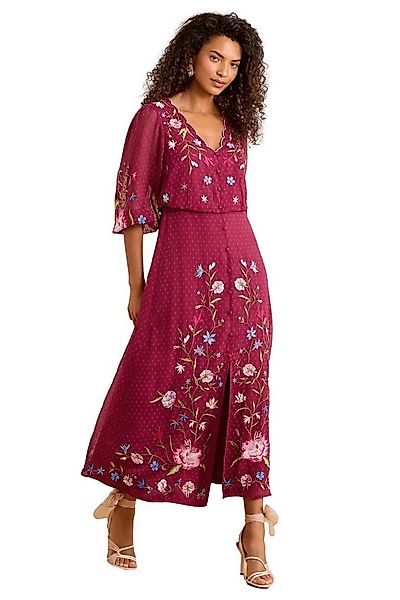 Love & Roses Midikleid Love & Roses Midikleid mit 3/4-Puffärmeln, Regular ( günstig online kaufen