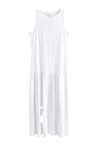 Next Midikleid Ärmelloses Midikleid 100 % Baumwolle günstig online kaufen