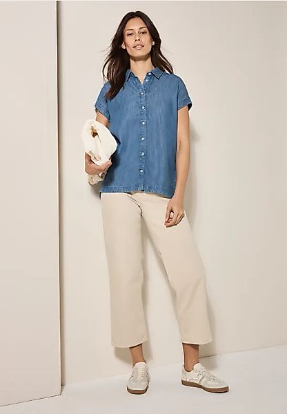 Denim Bluse aus Lyocell günstig online kaufen