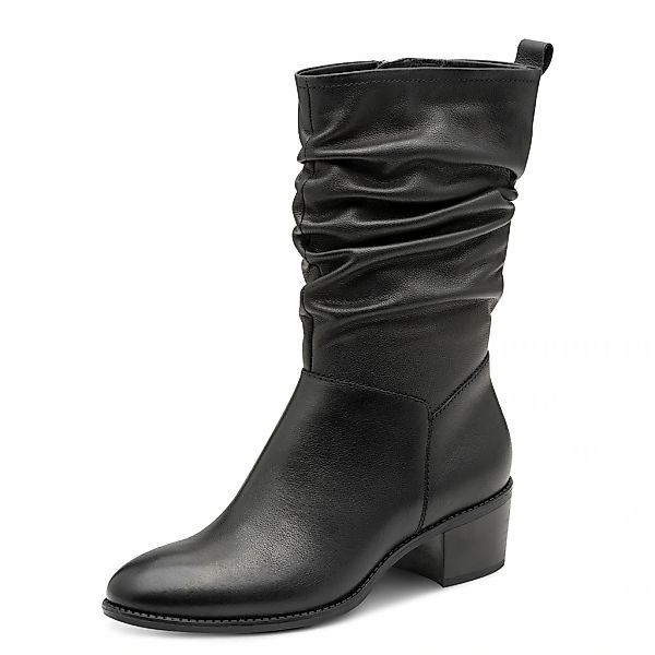 Tamaris Stiefel, Blockabsatz, Kurzstiefel mit Falten am slouchy Schaft günstig online kaufen