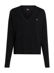 Tommy Jeans Strickpullover TJW ESSENTIAL VNECK günstig online kaufen