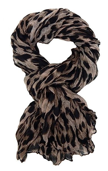Ella Jonte Modeschal, leichter Schal Leopard beige grau oder braun Animalpr günstig online kaufen