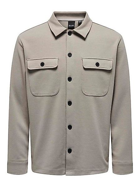 ONLY & SONS Langarmhemd ONSNEWKODYL OVERSHIRT SWEAT NOOS günstig online kaufen
