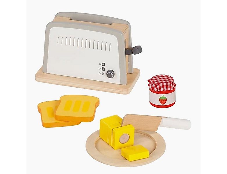 goki Kinder-Toaster Toaster Holzspielzeug-Klassiker, (packung, 10-tlg., spa günstig online kaufen
