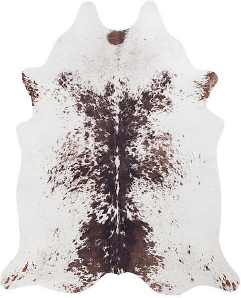 Andiamo Fellteppich "Amarillo" fellförmig 4 mm Höhe Kunstfell, gedruckte Ku günstig online kaufen