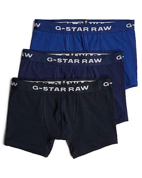 G-STAR Trunk Boxer Shorts 3 Pack Blue Tone günstig online kaufen