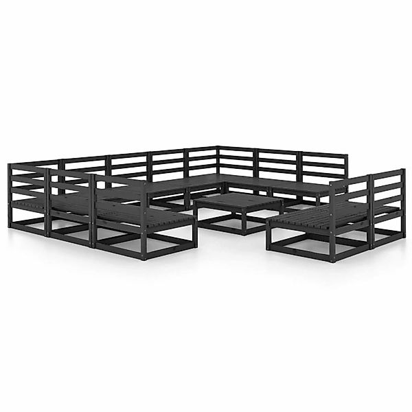 vidaXL 12-tlg Garten-Lounge-Set Massivholz Kiefer Modell 106 günstig online kaufen