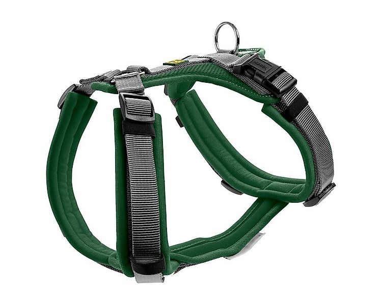 Hunter Tierbedarf Hunde-Geschirr Geschirr Maldon dunkelgrün/grau günstig online kaufen