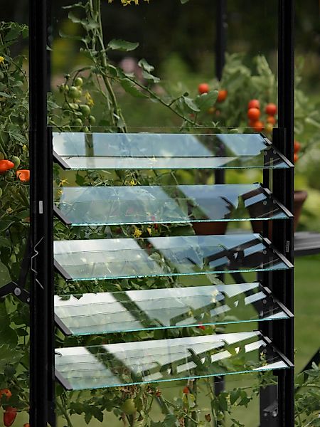 Vitavia Fenster "Lamellenfenster, schwarz, BxH: 61x45 cm" für Gewächshäuser günstig online kaufen